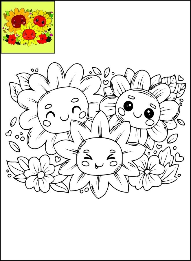 The Seven Colours لوحة الرسم القماشية ذات الألوان السبعة، يمكنك رسمها بنفسك، مناسبة للأطفال والكبار والأزواج، مثالية لأعياد الميلاد والمناسبات (8 × 10 بوصات) (متعة الزهور) - Image 1